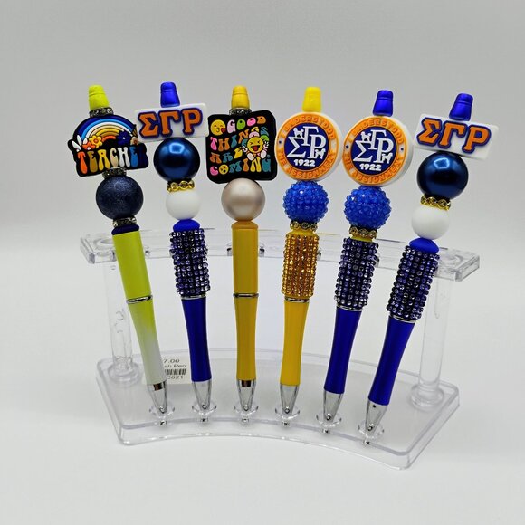 6 beaded pens lot - new condition - Picture 1 of 2